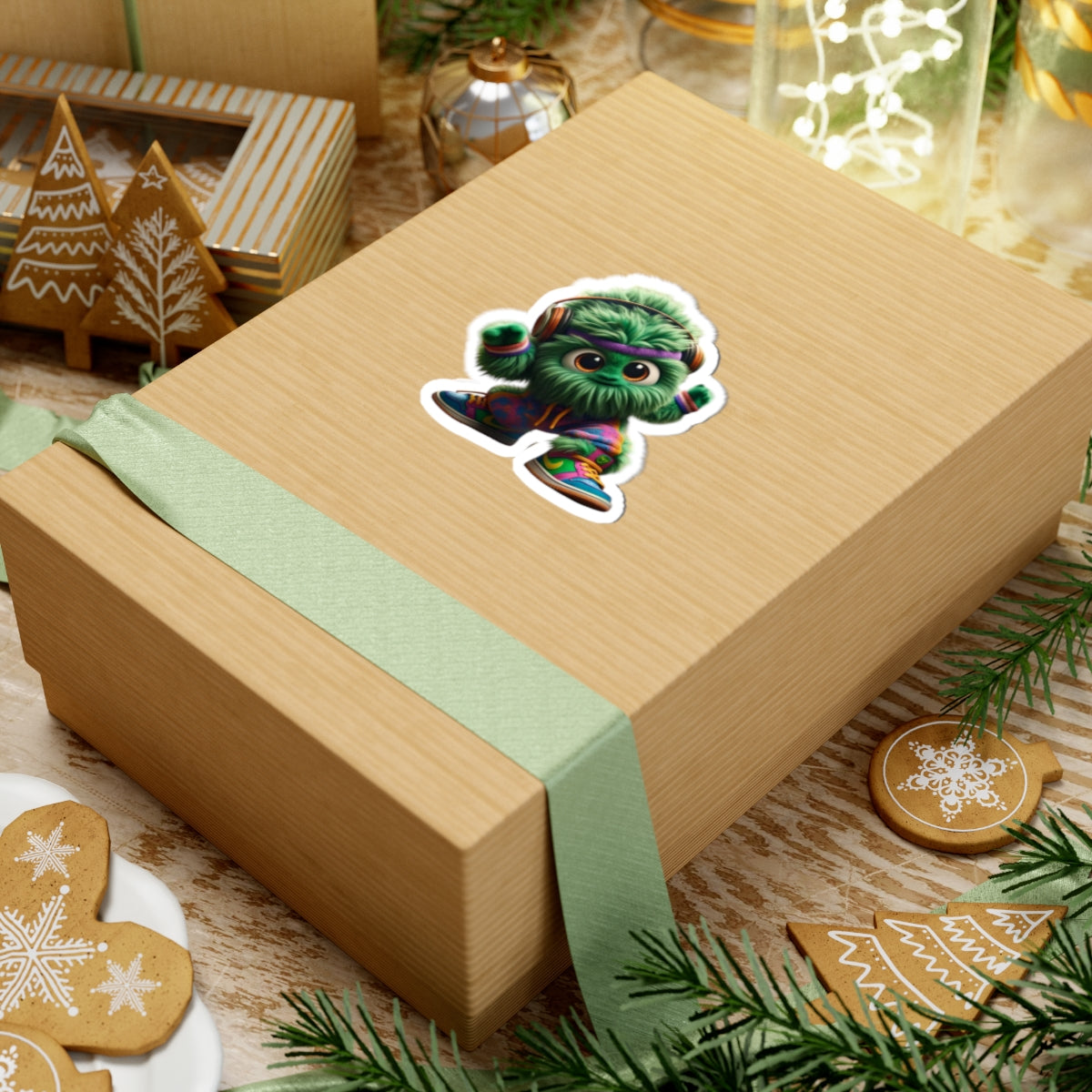 The Groovy Subway Monster Sticker | The Monster Library