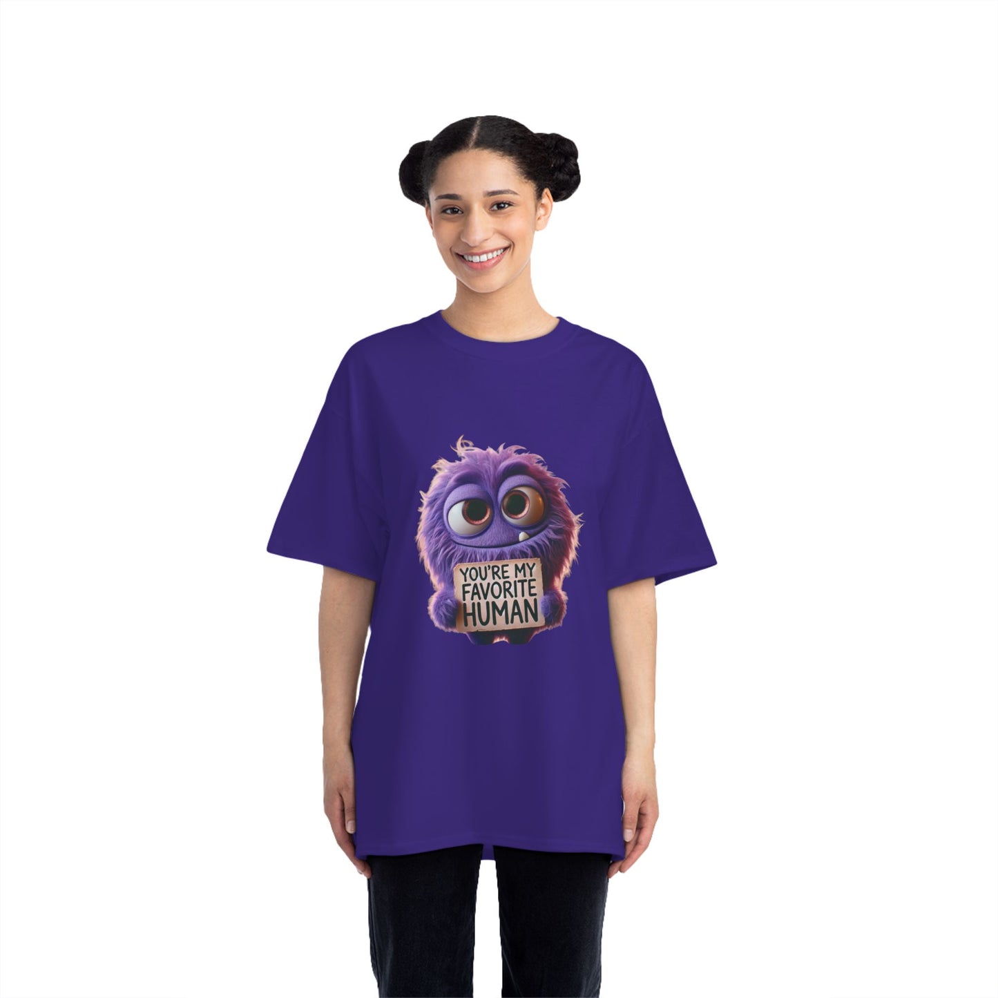 Favorite Human Short-Sleeve T-Shirt - Cute & Comfy Tee for Monster Lovers