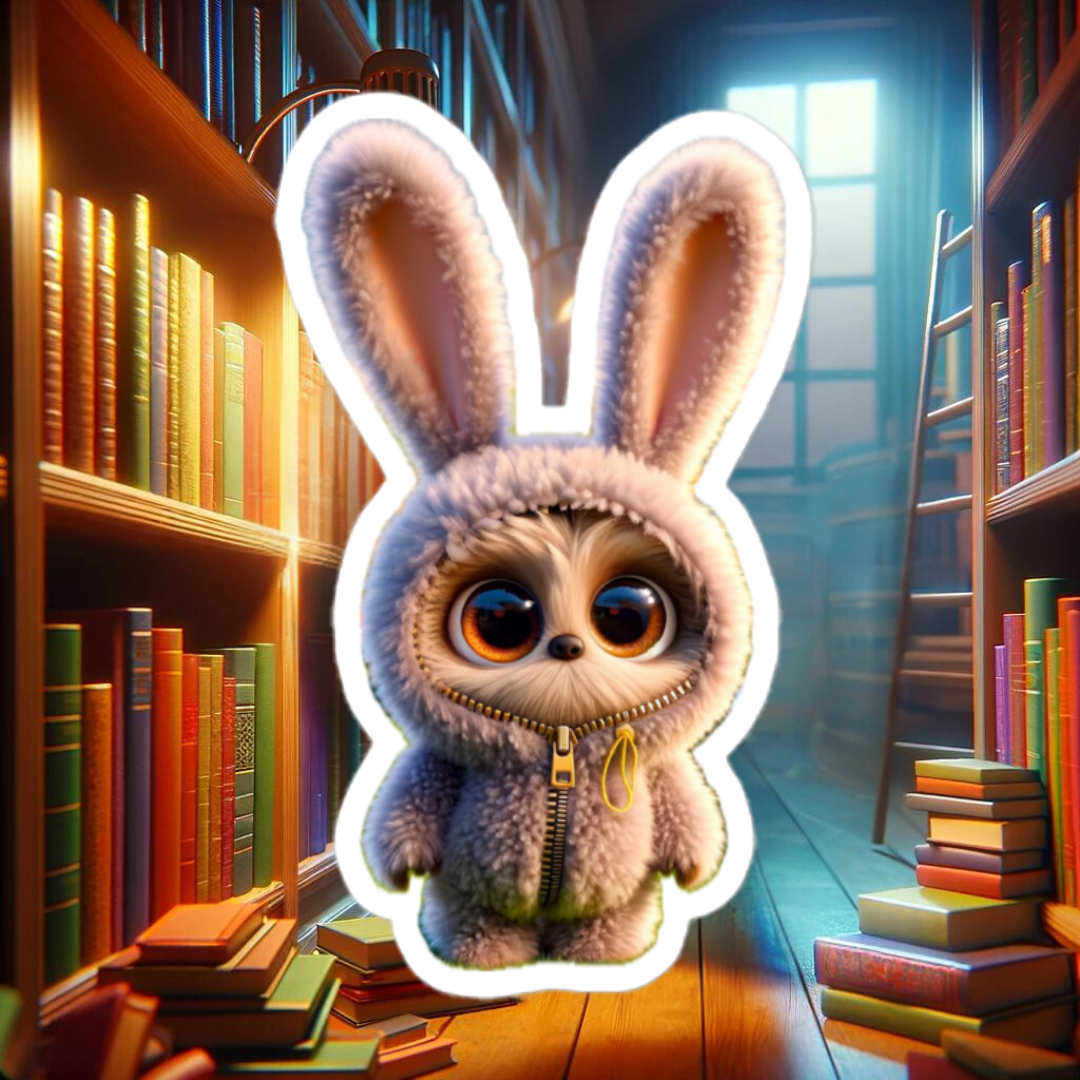 Bunny Monster Sticker