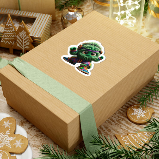 The Groovy Subway Monster Sticker | The Monster Library