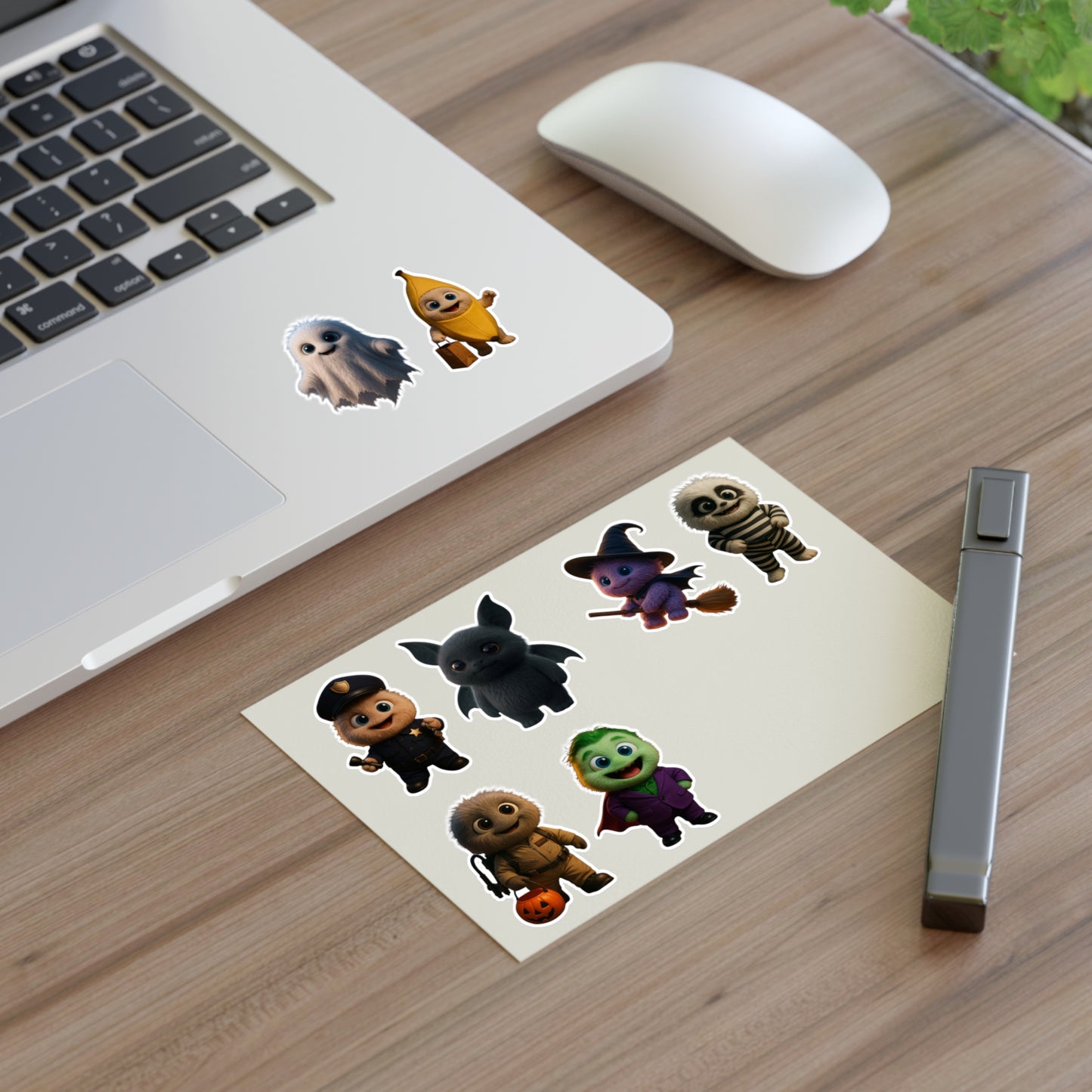 Whimsical Monster Sticker Sheet