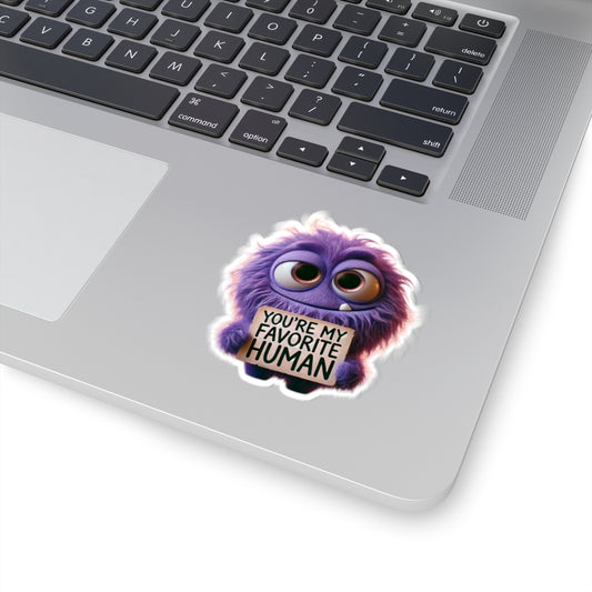 Purple Monster Sticker
