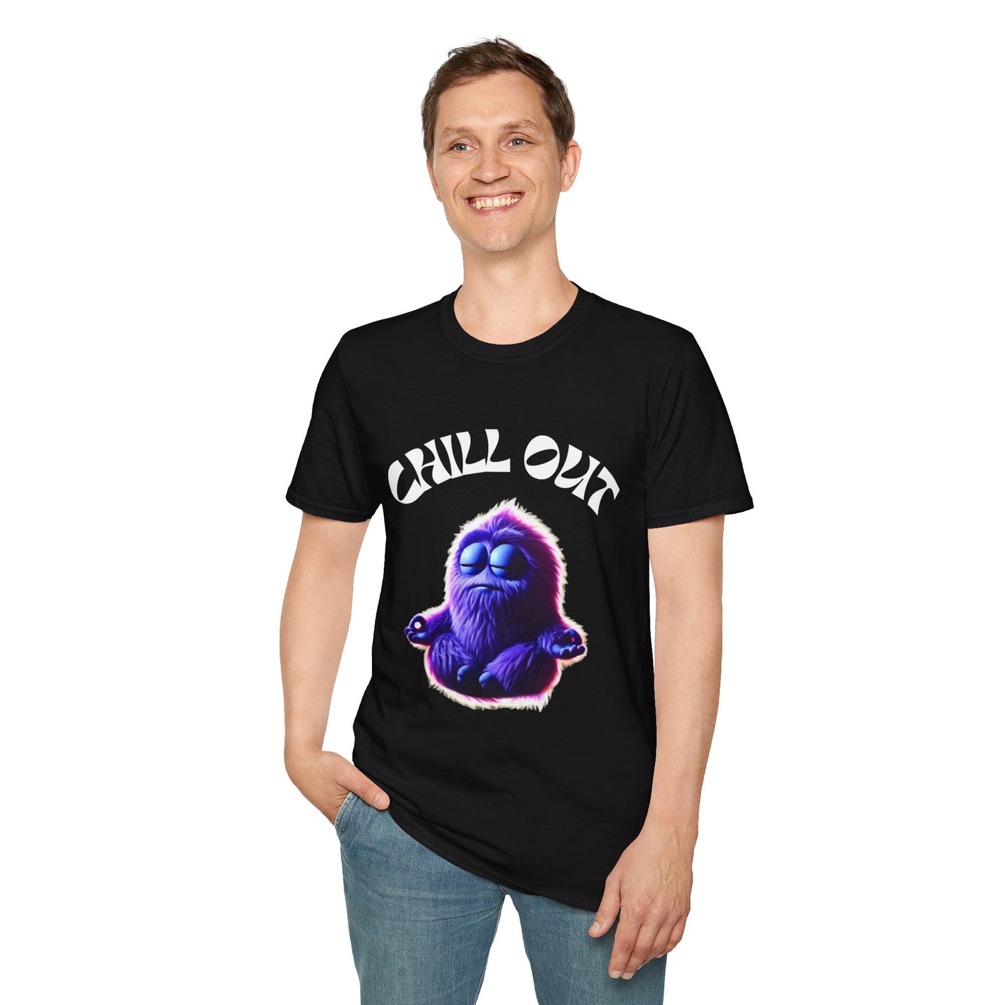 Chill Out Unisex Softstyle T-Shirt - Relaxed Vibe for Casual Days