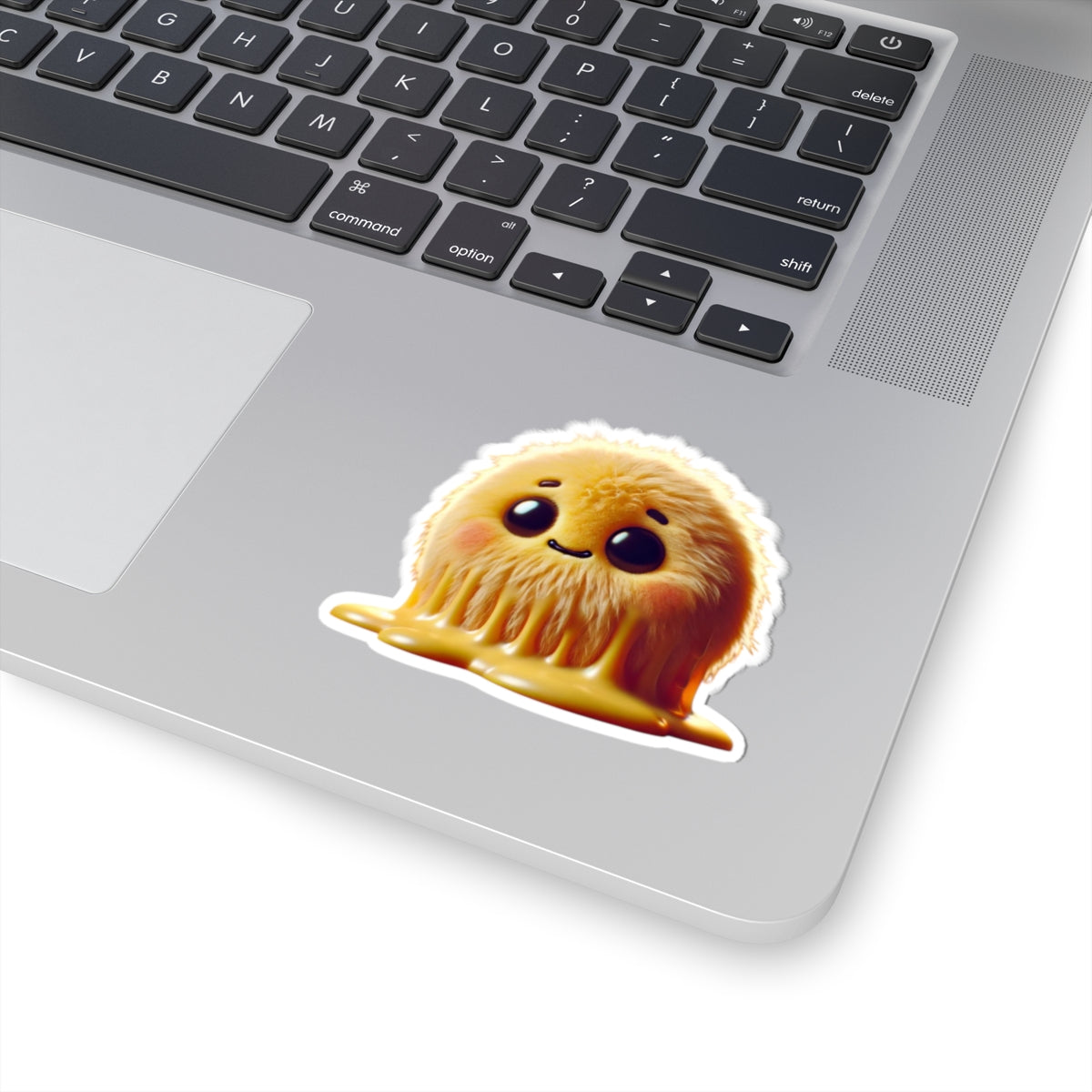The Melting Peach Monster Sticker | The Monster Library