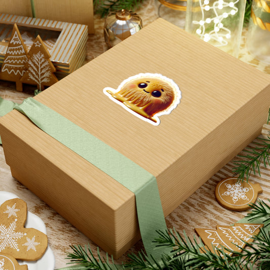The Melting Peach Monster Sticker | The Monster Library