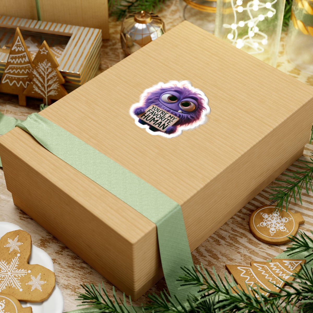 Purple Monster Sticker