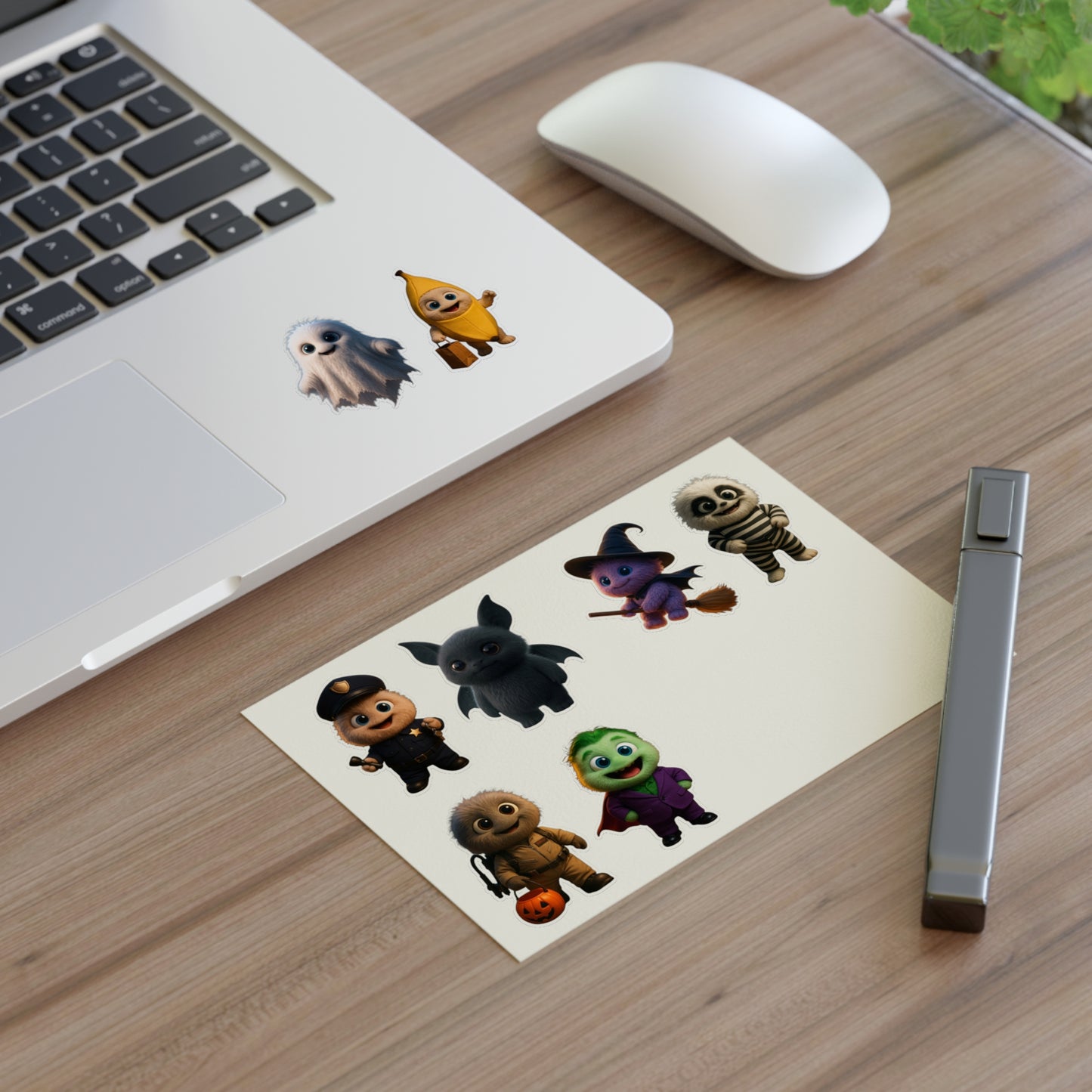 Whimsical Monster Sticker Sheet